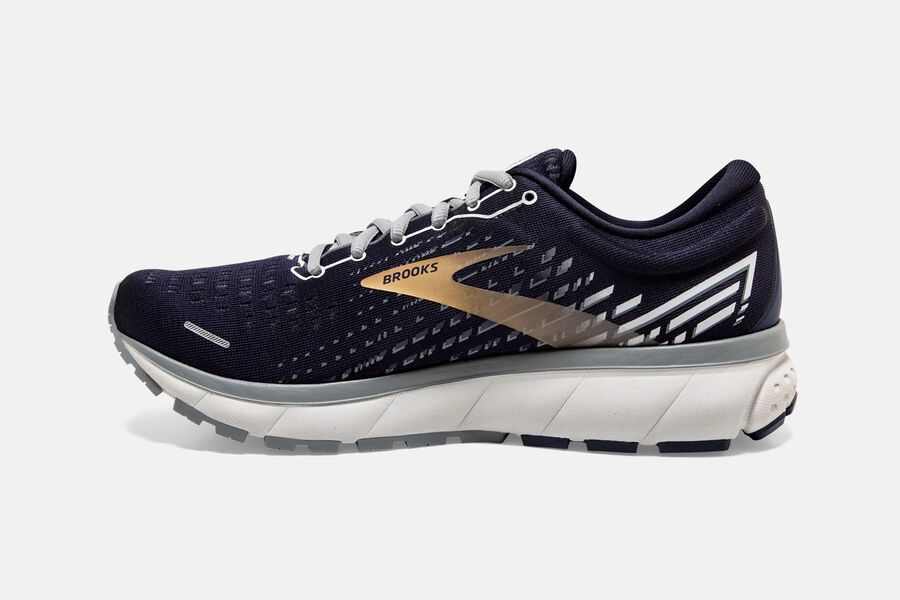 Ghost 13 Road Brooks Running Shoes NZ Mens - Black/Gold - KAFNXI-308